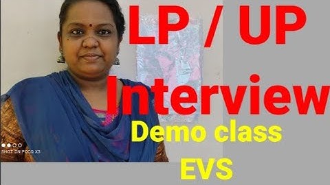 LP / UP Interview Democlass EVS