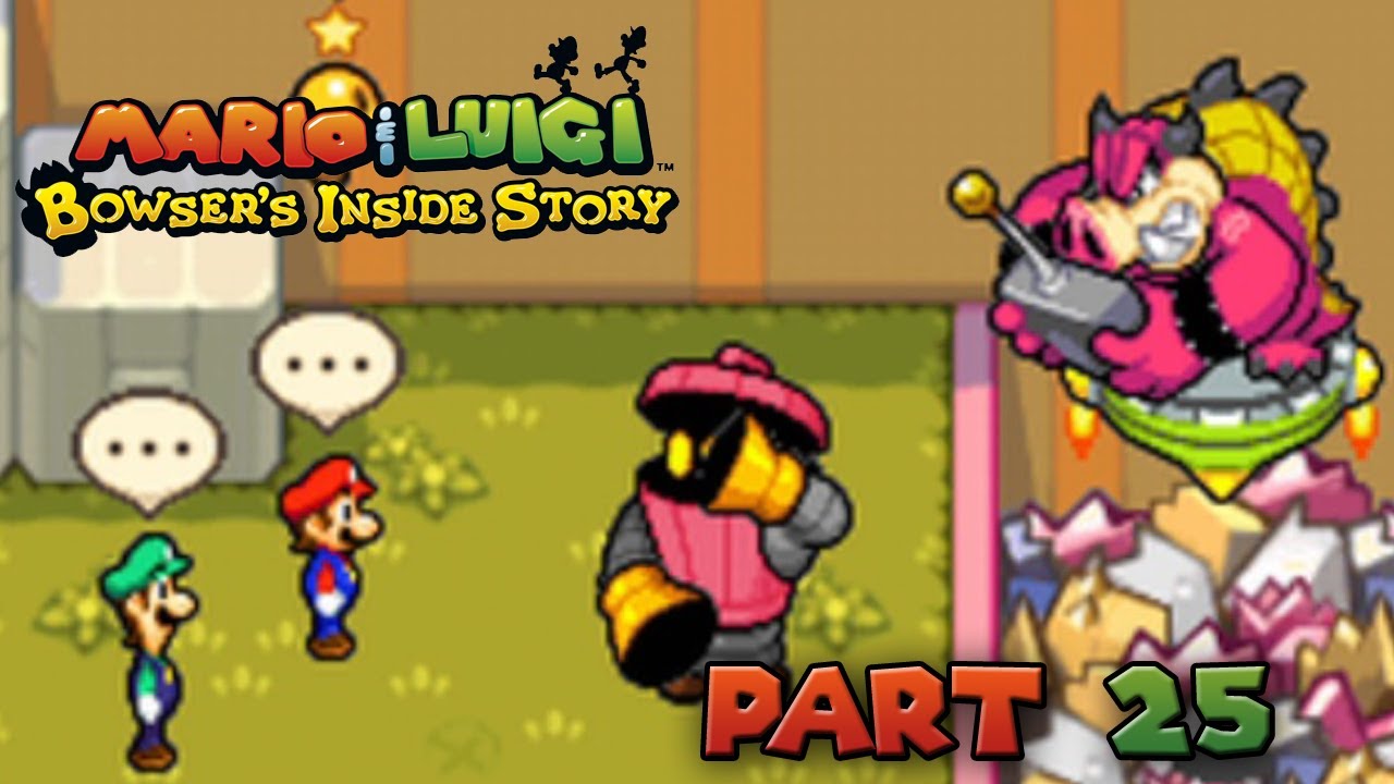 Mario & Luigi Bowser's Inside Story Part 25 Boss Junker YouTube