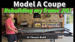 1932 Frame / Chassis Jig build. Major progress! Model A hot rod BUILD! Time to Weld and Fabricate!