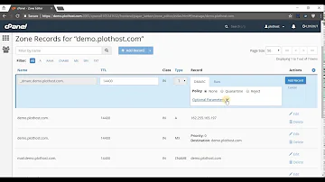 Add a DMARC record to your domain in cPanel