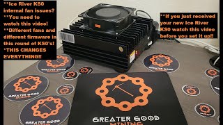 Ice River KS0 new fans and firmware updates! (IF YOU HAVE A KSO, YOU NEED TO SEE THIS VIDEO!!)