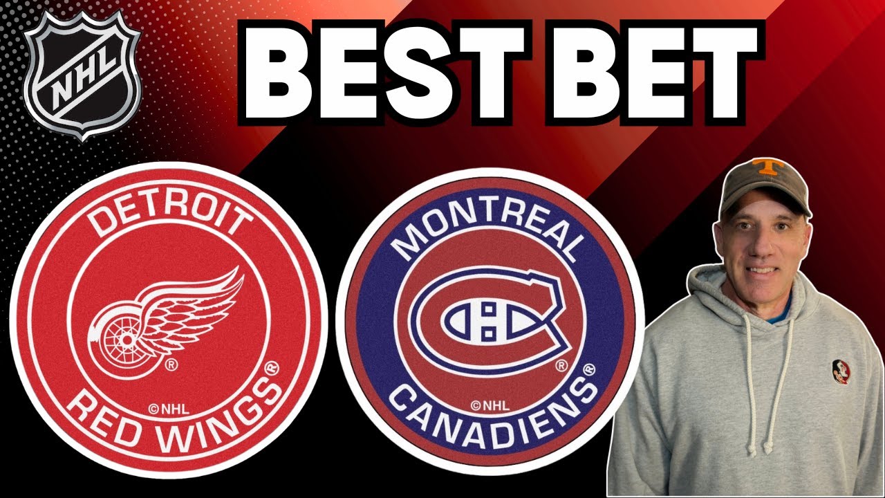 Red Wings vs Canadiens NHL Expert Picks Today | Jason Sharpe NHL Betting Tips and Odds