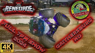 Renegade Monster Truck Tour @ Gaithersburg, MD 4-13-24  - Full 7PM Show 4K60