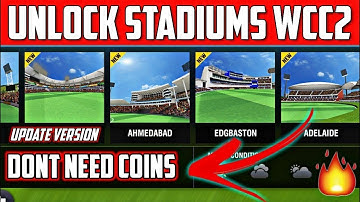 How To Unlock Vip Stadiums In WCC2 Update Version