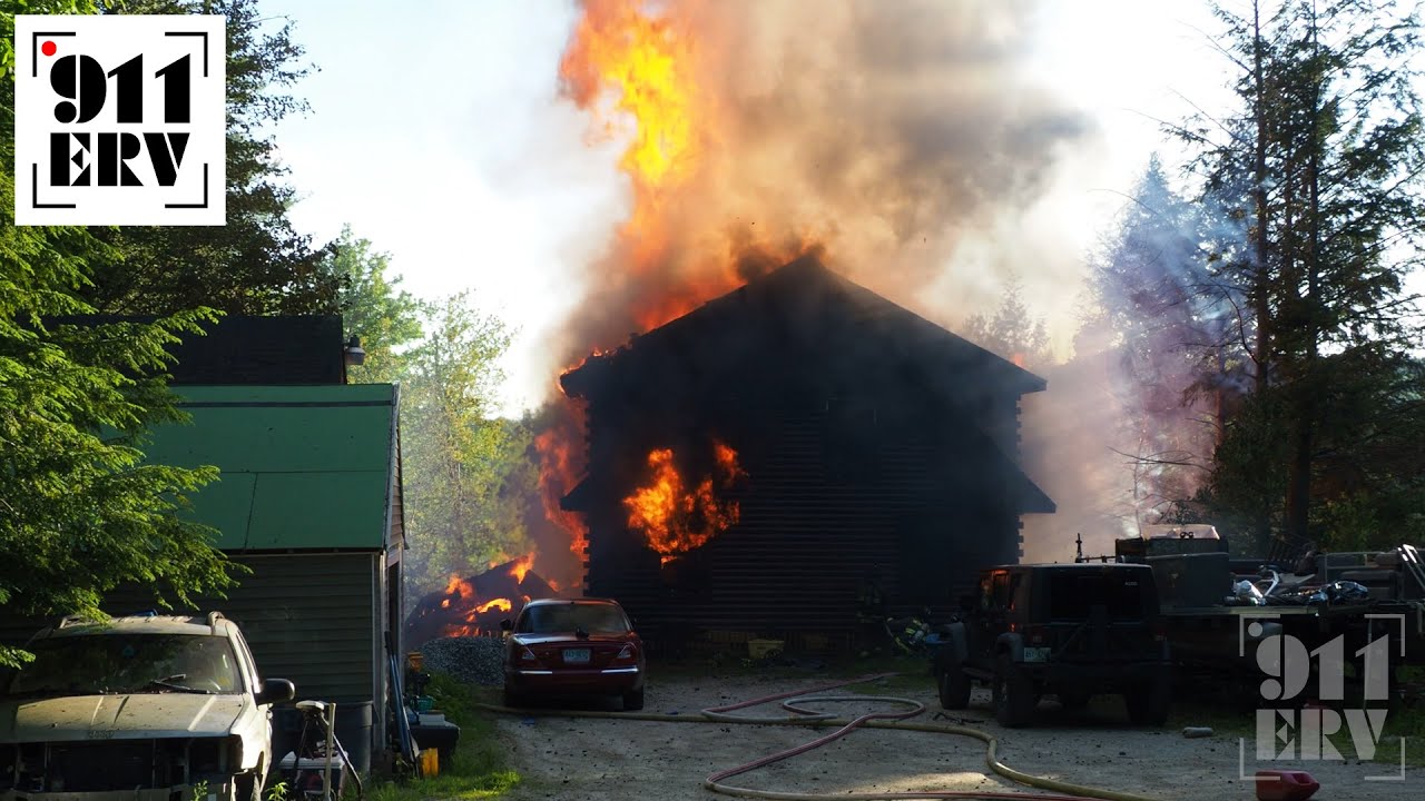 Fully Involved House Fire in Merrimack | 6/2021