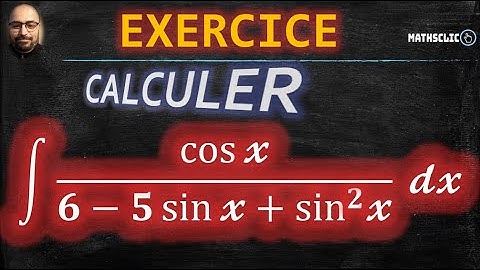 🔴CALCUL INTÉGRAL | INTÉGRATION DES FRACTIONS RATIONNELLES EN sin⁡𝔁 ET cos⁡𝔁