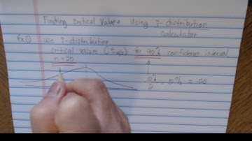 lesson 3 8 finding critical value using T dist by calculator