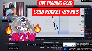 ALMOST CAME OUT MY CHAIR!! +89 Pips Live Trading Gold🚀🔥 called on Stream