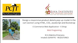 Web Project Task 30| 1st Year | Semester 01 | Java Institute |