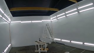 видео: Освещение в гараже на светодиодных лампах. картинка: Освещение в гараже на светодиодных лампах.