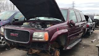1999 GMC Yukon Denali at the Junk Yard