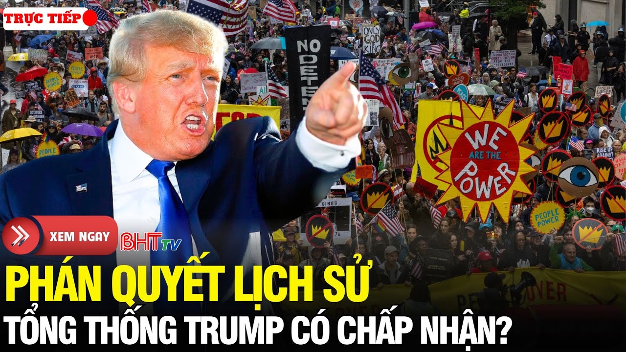 🔴Điểm Nóng Nước Mỹ: 340 triệu người dân Mỹ vừa chứng kiến phán quyết lịch sử về Tổng thống Trump!