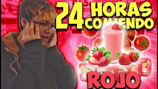 24 HORAS COMIENDO ROJO | Retos | El Guarura