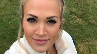 It looks great! Carrie Underwood during her pregnancy shares a beautiful make-up selfie