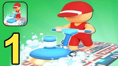 Carpet Cleaning - Gameplay Walkthrough Part 1 Intro,Tutorial ( Android,iOS )