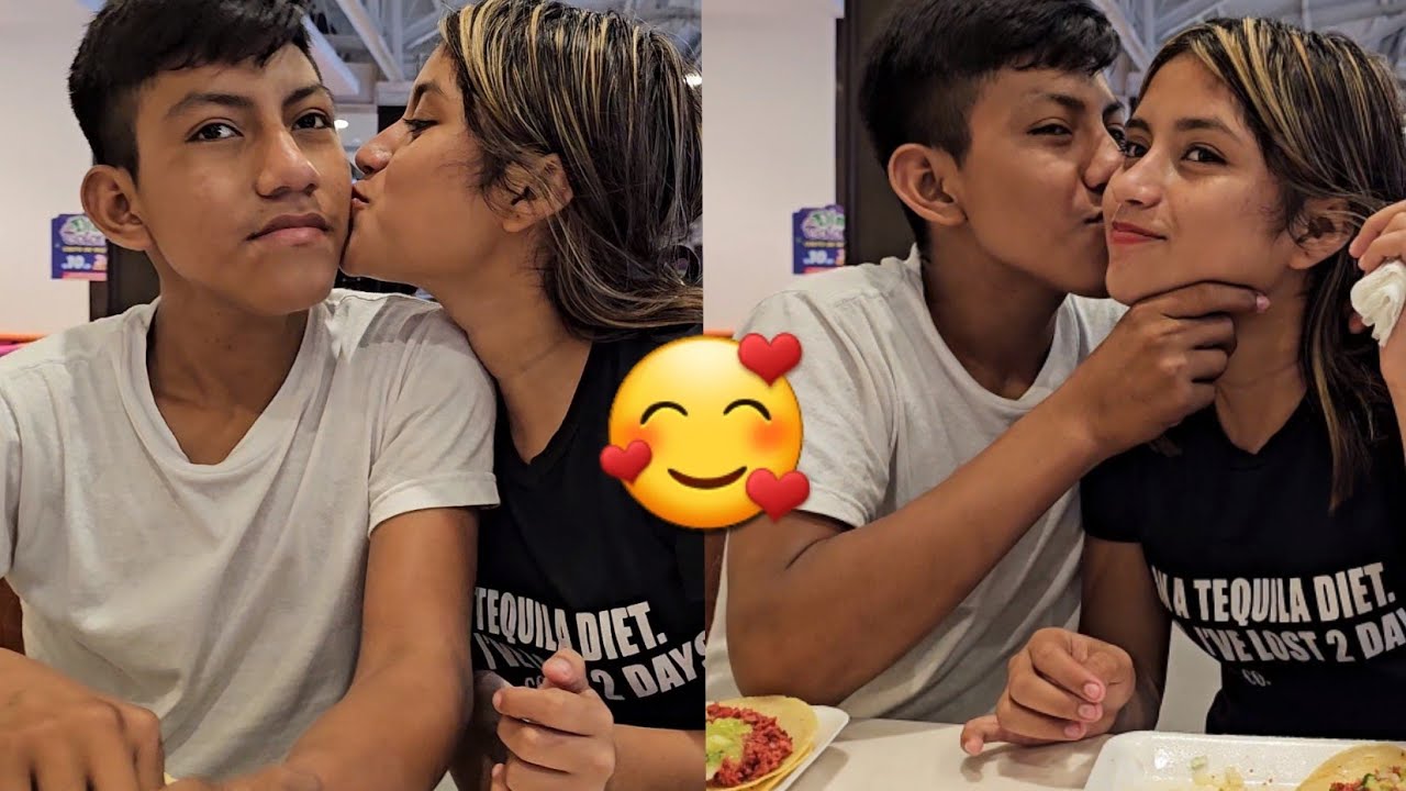 A Chepito Y A Yasmin Ya No Les Importa la Gente😳Y Asi Con Este Gran Beso😚 Lo Demuestran En Publico