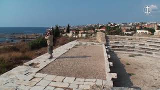 The Roman remains at Byblos, Lebanon