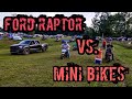 Mini Bikes vs. Ford Raptor | Drag Race | Sunday #Shorts