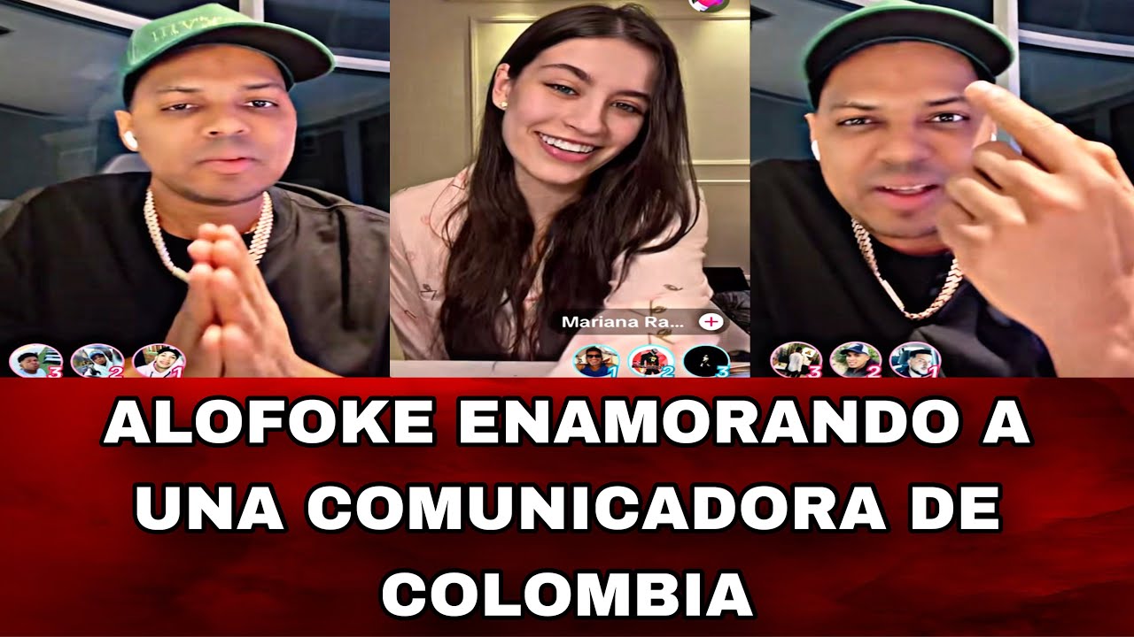 ALOFOKE ENAMORANDO A UNA COMUNICADORA DE COLOMBIA
