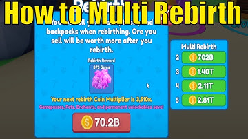 How to Multi Rebirth in Mining Simulator 2 | 10 TIMES THE COST?
