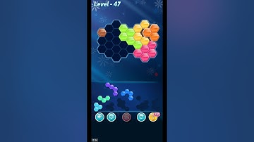 BLOCK HEXA PUZZLE LEVEL 47 ANSWERS VARIETY B LEVEL PACK SOLVED