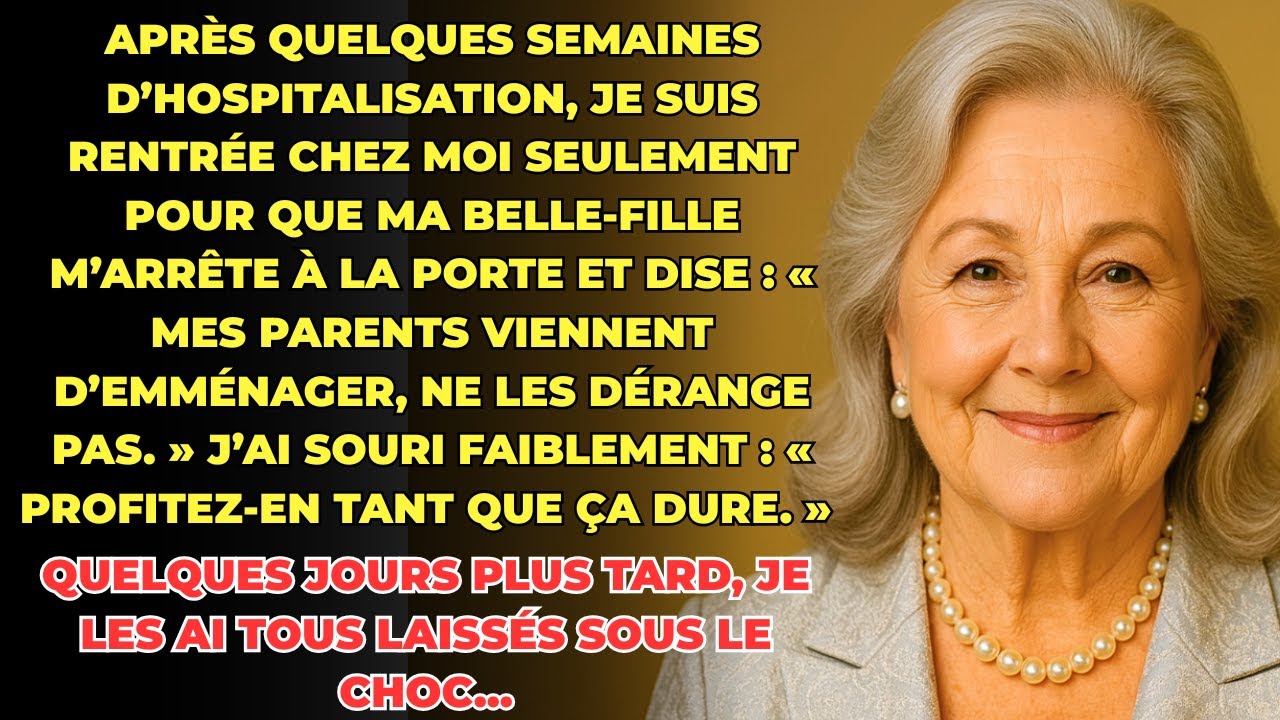 HISTOIRE VRAIE: Après avoir été admise à l'hôpital, ma belle-fille a invité ses parents chez moi...