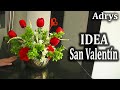 ❤️Idea #4 para Decorar el Día de San Valentín / Centro de Mesa