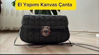 El Yapımı Kanvas Çanta