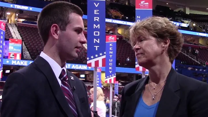 Jace Laquerre, Vermont's youngest delegate, interv...