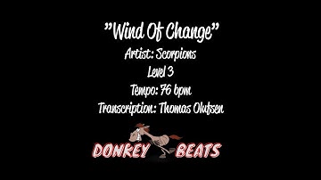 Wind Of Change - Scorpions - Drum Score / Drum Sheet Music