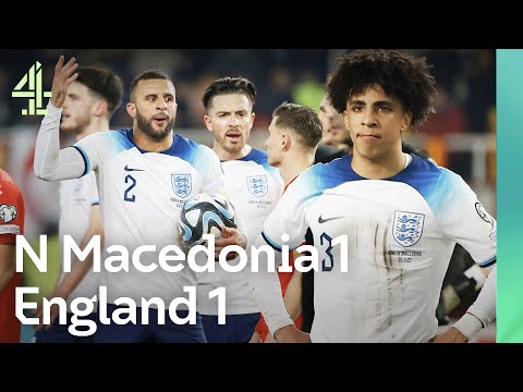 North Macedonia v England (1-1) | England End Campaign With Controversial Draw | Match Highlights