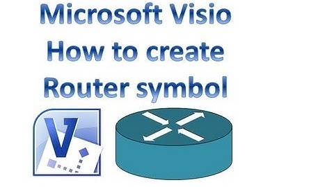 Microsoft Visio - How to create router symbol