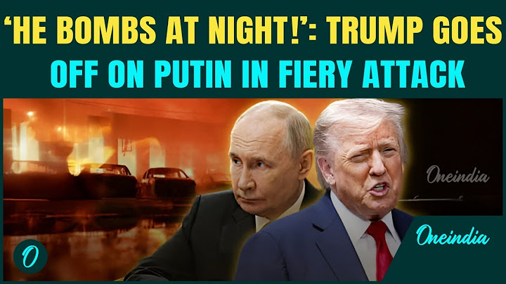 Trump FLIPS On Putin; Says 'Very Disappointed' by Russia’s BOMBING |  U.S. Preps New Ukraine Aid
