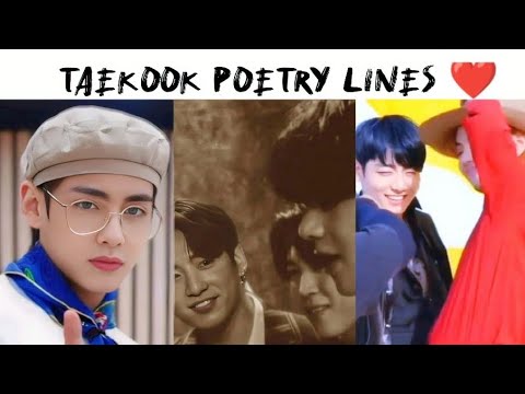 Taekook Poetry Lines|| Taehyung Poetry Videos|| Jungkook Poetry Videos ❤️