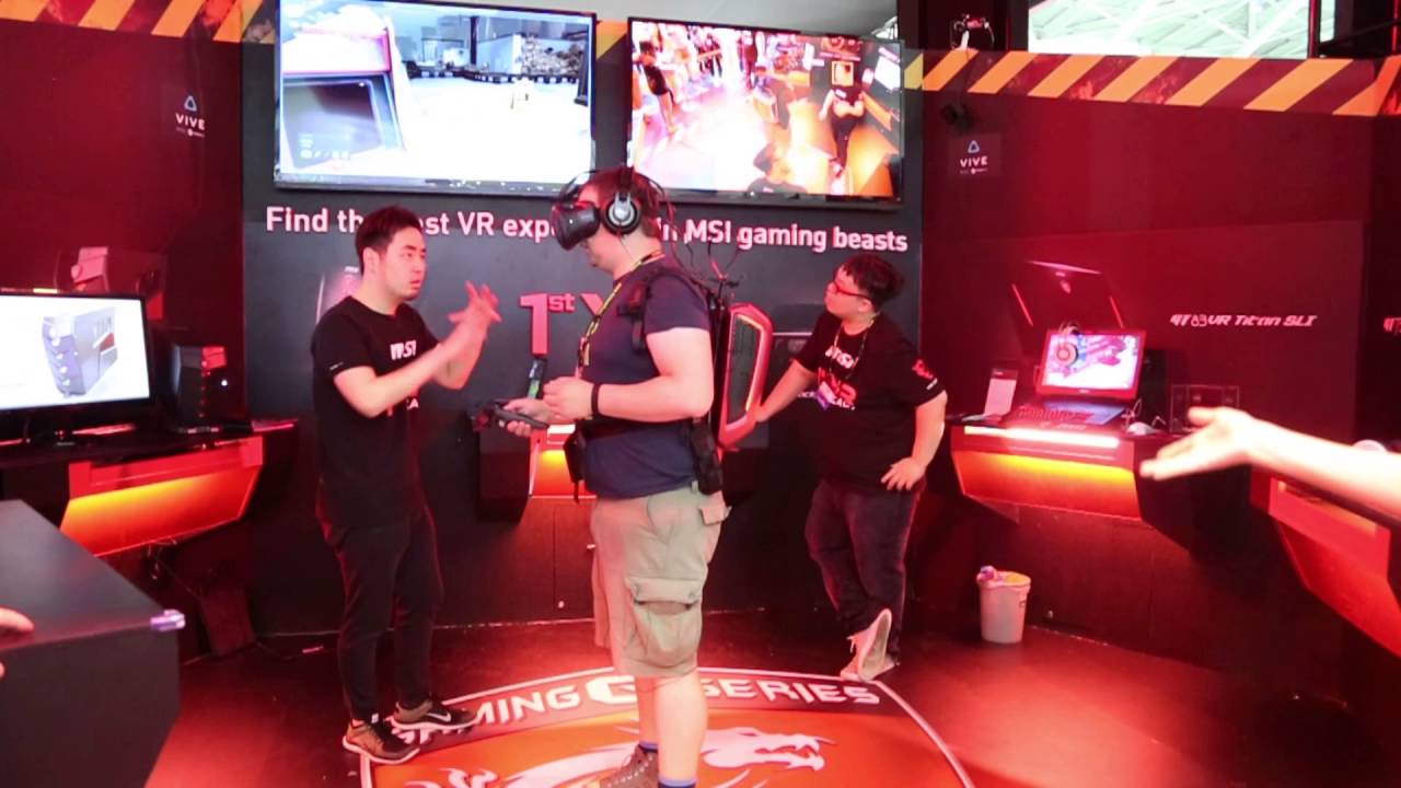 [COMPUTEX] MSI Backpack PC preview