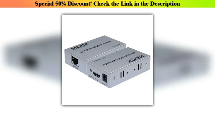 Must Buy 4k 100M 120m HDMI Extender Via Cat5e Cat6 Rj45 Ethernet Cable Video Converter Vs 1080p 60m