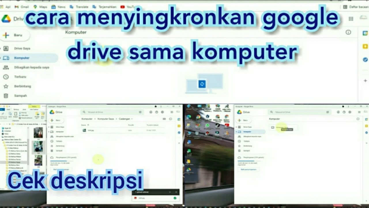 Cara Instal Google Drive Di Laptop Youtube