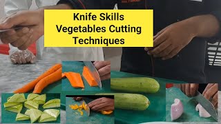 Knife Skills Basic Vegetable Cutsvegetables Cutting Techniques How To Cut Vegetables Like A Chef