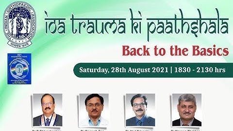 IOA Trauma Ki Pathshala - 2 - Back to Basics