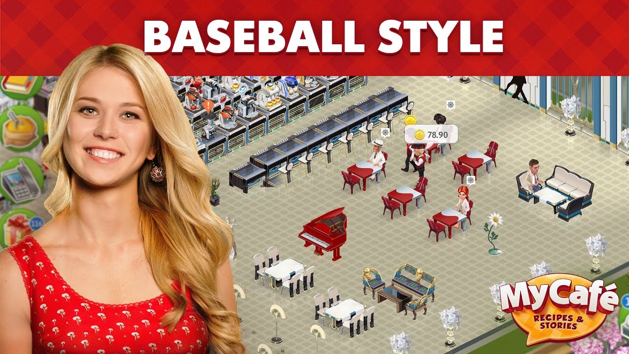 My Cafe Baseball Style