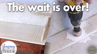 Finally Drilling the Marble Top!