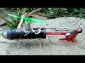 Mini helicopter science project || how to make simple helicopter || diy toy helicopter