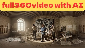 The 34th AI-generated full 360 VR video is "Guernica"