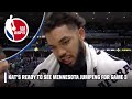 &#39;MINNESOTA BETTER BE JUMPING!&#39; 😤 - Karl-Anthony Towns on heading home for Game 3 | NBA on ESPN