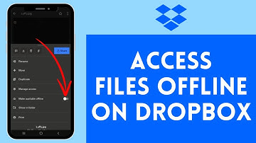 How to Access Files Offline on Dropbox (2024) | Dropbox Tutorial