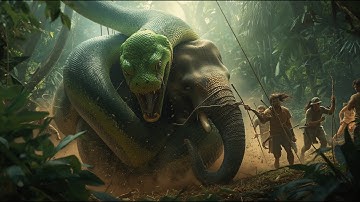 🦸‍♂️ Brave Heroes Save Poor Elephant From Deadly Giant Mutant Python 🐘🐍 | Unbelievable Rescue!