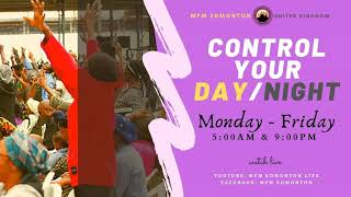 Control Your Day Friday 5th November 2021 @5am UK Time