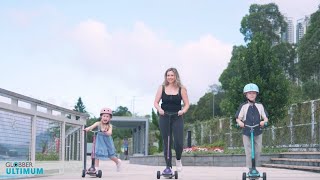Globber Ultimum & Ultimum Lights3-Wheel Scooters For Kids, Teens, And Adults