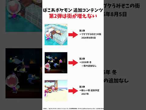 【ぽこあポケモン】第2弾は街が増えない #ポケモン #shorts