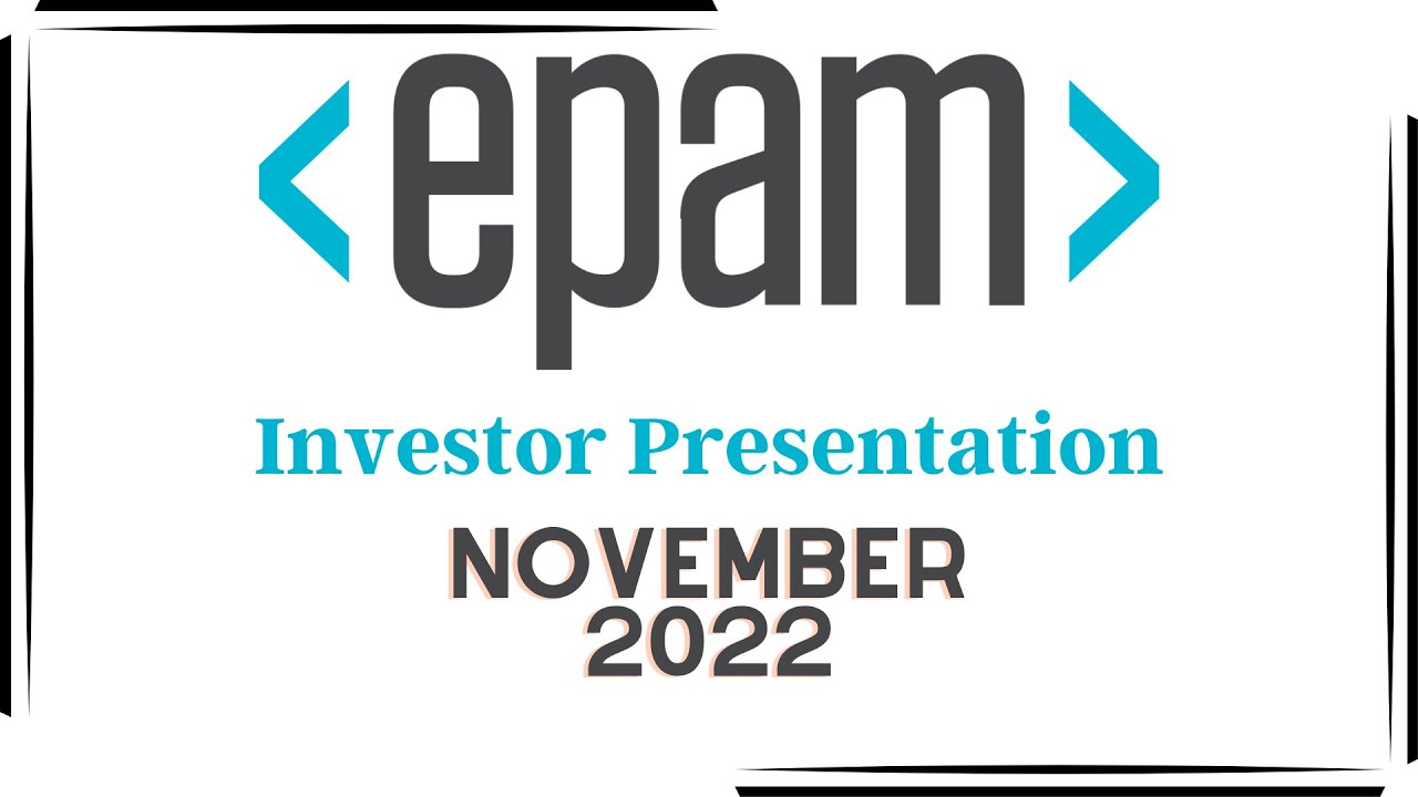 epam investor presentation 2021